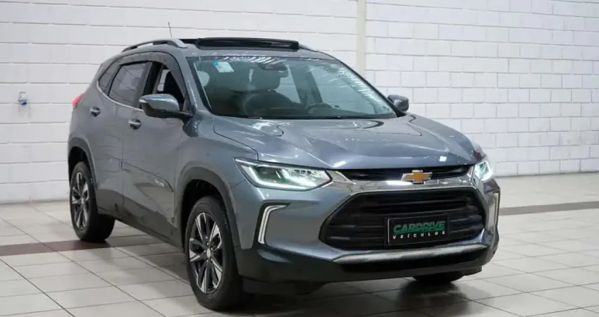 Chevrolet Tracker Premier 1.2 Turbo 12V Flex Aut.  - Cinza - 2020/2021
