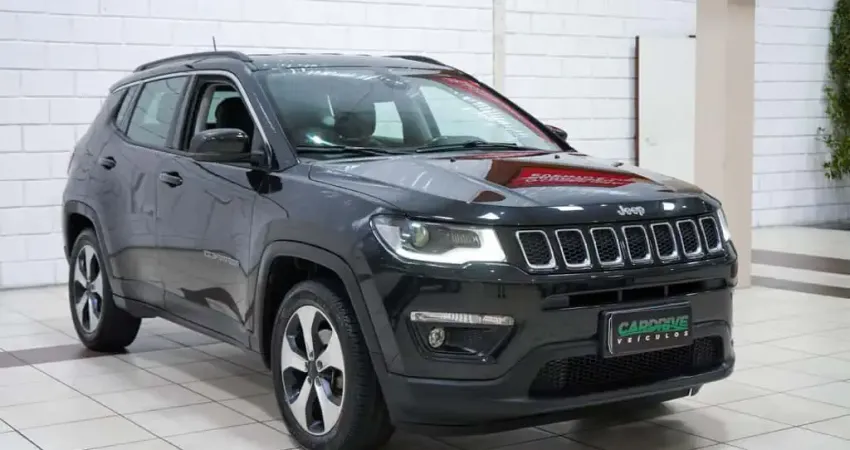 Jeep Compass LONGITUDE 2.0 4x2 Flex 16V Aut.  - Preta - 2017/2018