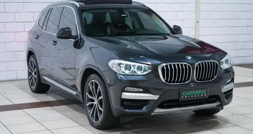 BMW X3 X3 XDRIVE 20i 2.0/X-Line Bi-TB Flex Aut.  - Cinza - 2018/2019