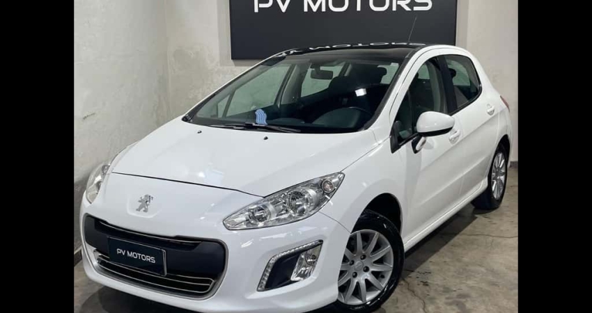 Peugeot 308 Active 1.6 Flex 16V 5p mec.  - Branca - 2014/2014