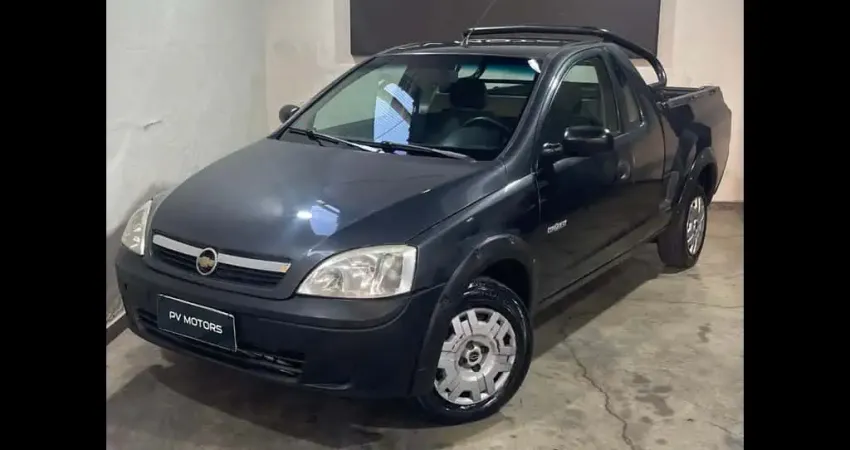 Chevrolet Montana 1.4 8V Conquest ECONOFLEX  2p  - Cinza - 2007/2008