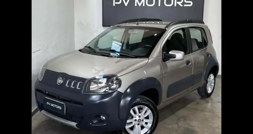 Fiat Uno WAY 1.0 - Bege - 2011/2012