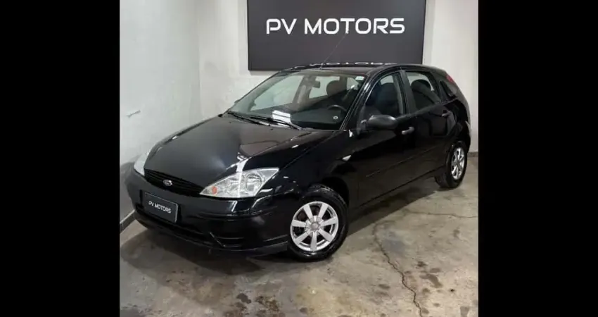 Ford Focus 1.6 8V Flex - Preta - 2008/2009