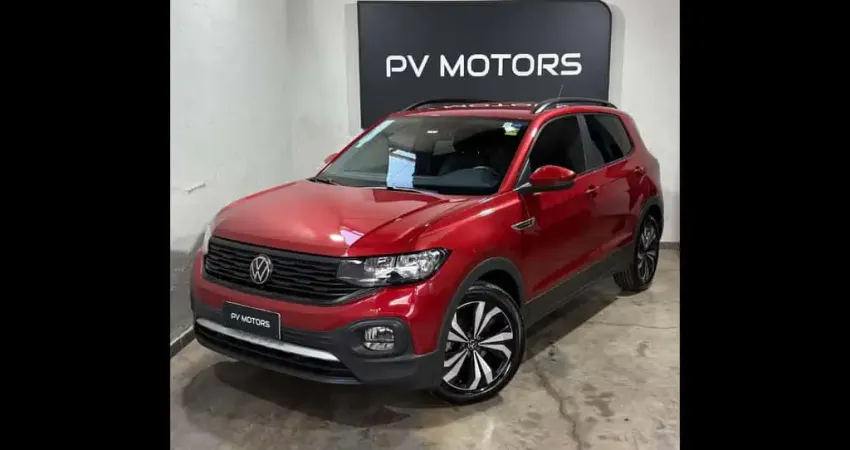Volkswagen T-Cross 200 TSI - Vermelha - 2022/2023