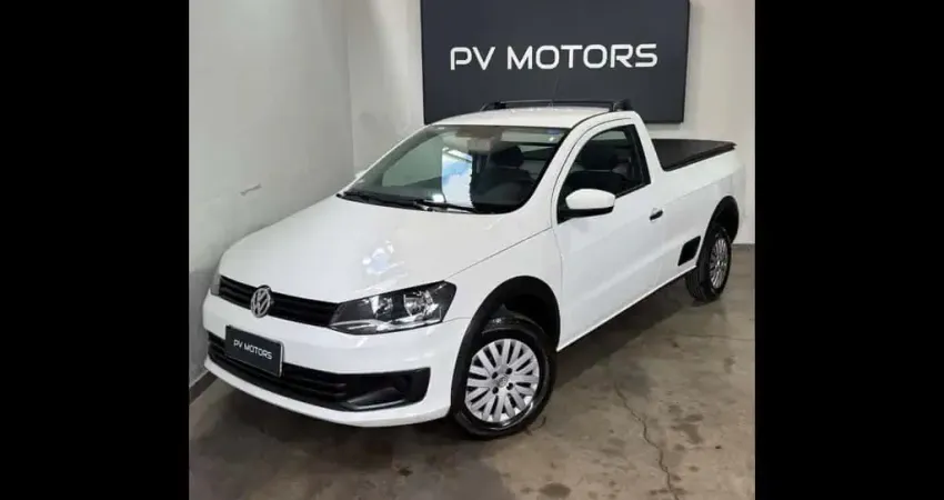 Volkswagen Saveiro TL CS 1.6 - Branca - 2014/2015