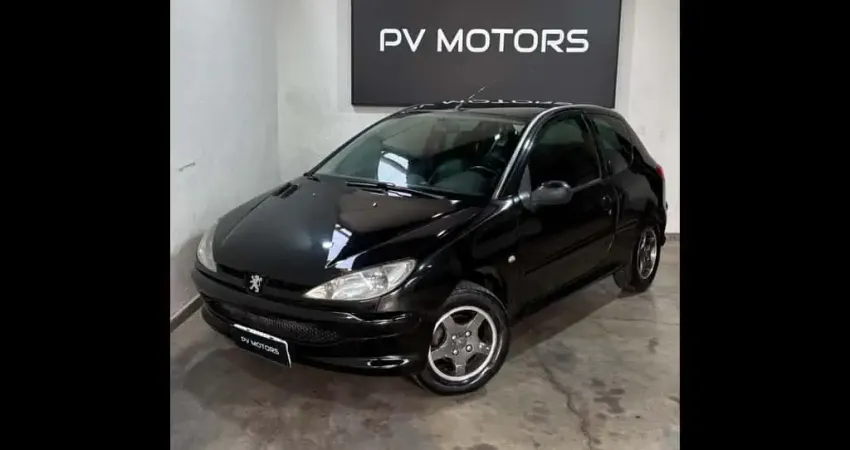 Peugeot 206 1.4 SENSAT - Preta - 2007/2008