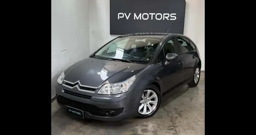 Citroën C4 GLX 1.6 FLEX - Cinza - 2011/2011
