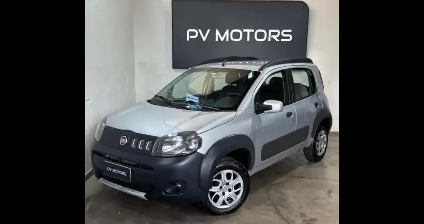 Fiat Uno WAY 1.4 - Prata - 2014/2014