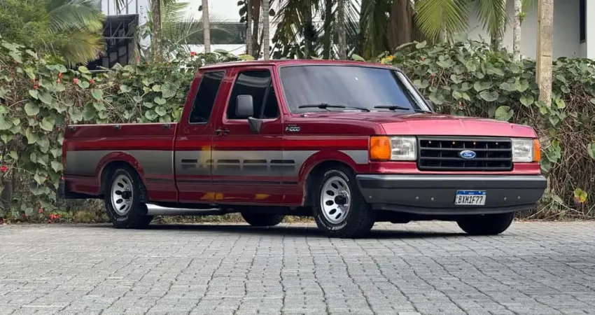 Ford F-1000  Super Série CE Diesel 3.9 - Vermelha - 1995/1995