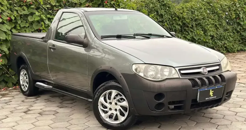 Fiat Strada 1.4 mpi Fire Flex 8V CS  - Cinza - 2010/2011