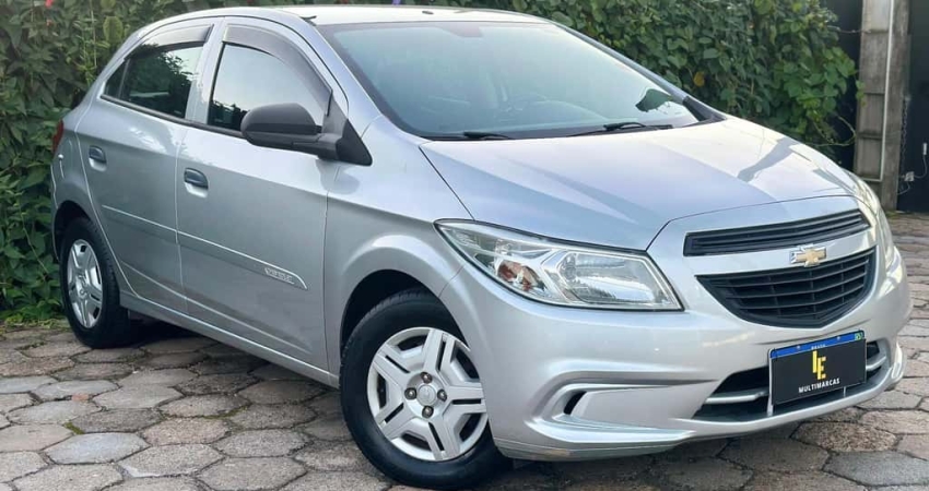Chevrolet Onix HATCH Joy 1.0 8V Flex 5p Mec.  - Prata - 2017/2017