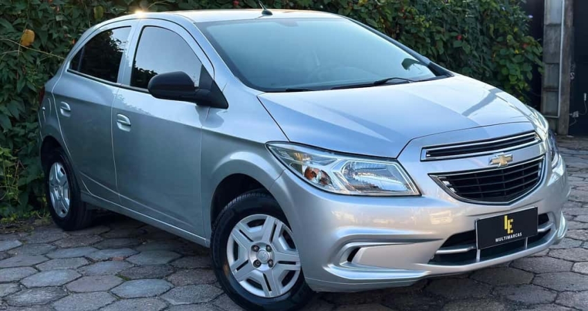 Chevrolet Onix HATCH LT 1.0 8V FlexPower 5p Mec.  - Prata - 2016/2016