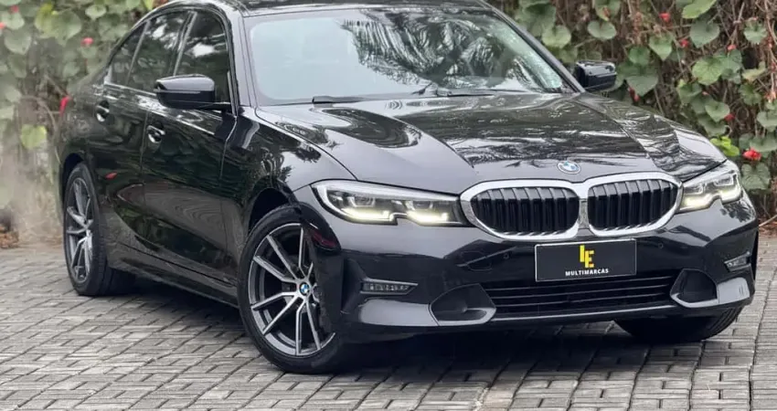 BMW 320i Modern/Sport TB 2.0/A.Flex/GP 4p - Preta - 2019/2020