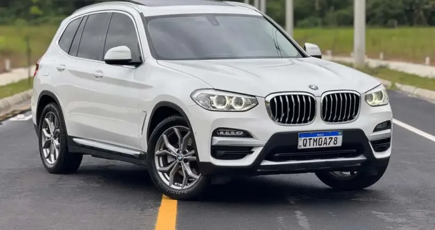 BMW X3 XDRIVE 20i 2.0/X-Line Bi-TB Flex Aut.  - Branca - 2019/2019