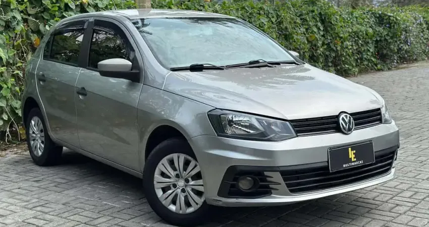 Volkswagen Gol Trendline 1.0 T.Flex 12V 5p  - Prata - 2016/2017