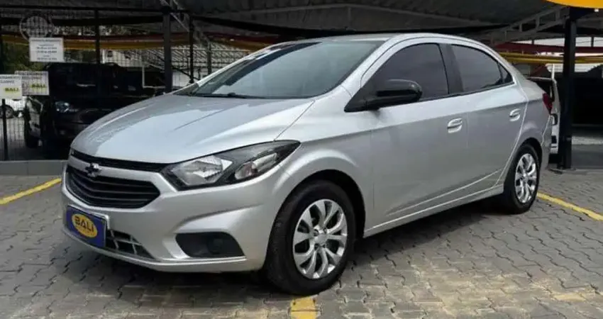 Chevrolet Onix JOY Plus Black Ed.1.0 8V 4p Flex Mec.  - Prata - 2021/2021