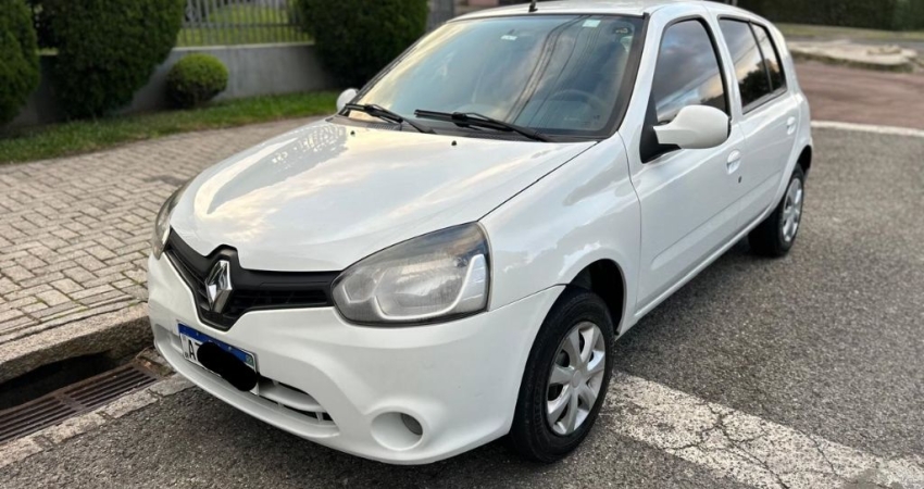 34.900,00 / CLIO EXPRESSION FLEX 1.0 2016 BRANCO COMPLETO 