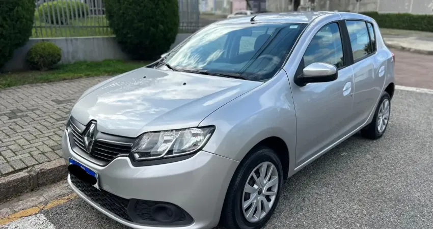 41.900,00 / SANDERO EXPRESSION 1.0 2018 PRATA COMPLETO  COM 81.000KM