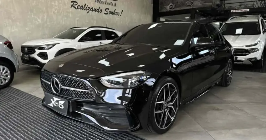 Mercedes-benz C 300 2024 2.0 eq boost híbrido amg line 9g-tronic