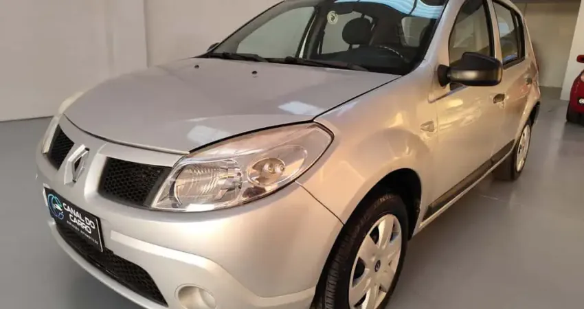 Renault Sandero Expression Hi-Flex 1.6 8V 5p  - Prata - 2010/2010