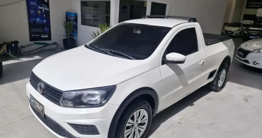 Volkswagen Saveiro TRENDLINE G7 1.6 COMPLETA - Branca - 2018/2019
