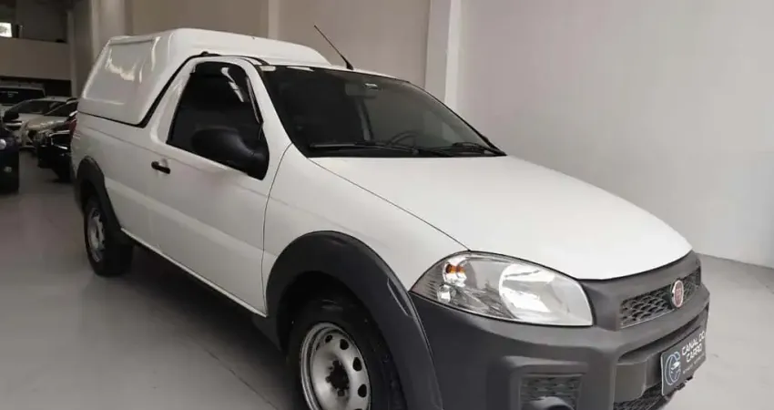 Fiat Strada STRADA 1.4 FIRE WORKING HARD CS 8V  - Branca - 2019/2020