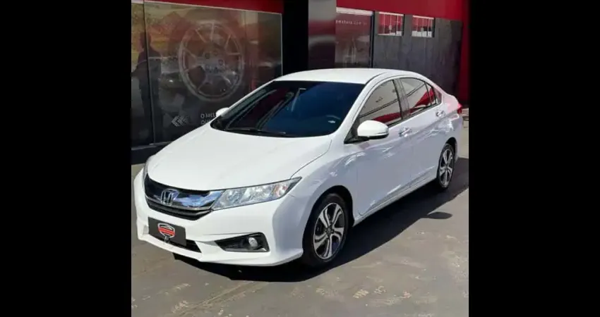 Honda City EX aut 2015 - Branca - 2015/2015