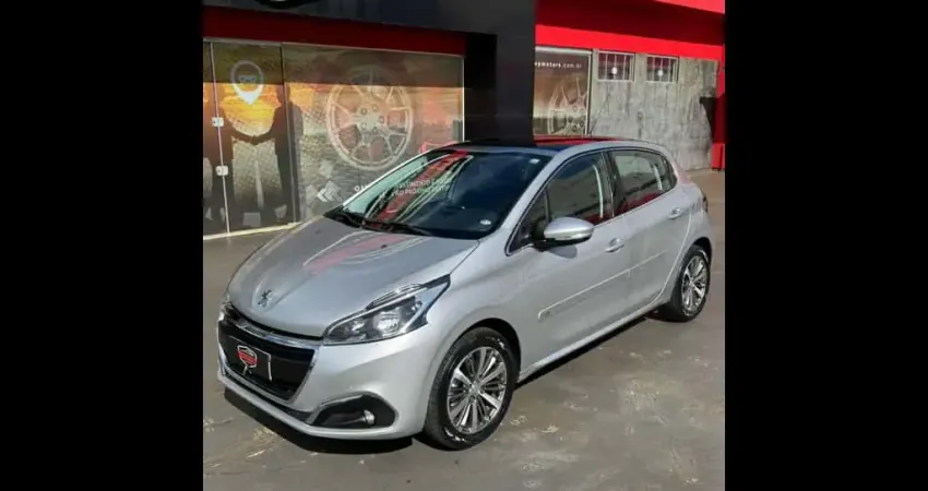 Peugeot 208 Griffe 1.6 Flex  Aut. 2018 - Prata - 2017/2018