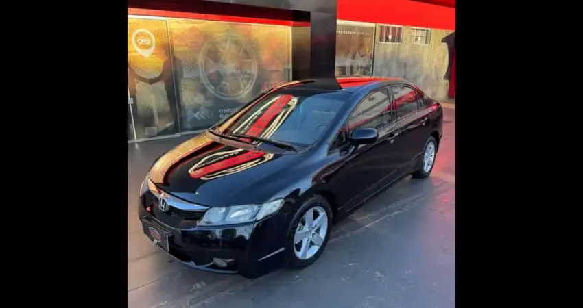 Honda Civic LXS 2008 - Preta - 2008/2008
