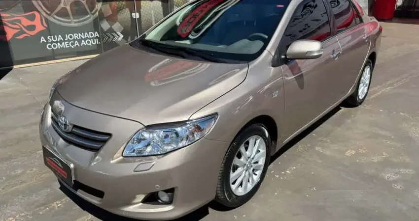 Toyota Corolla Seg 1.8 FLEX 2010 Raridade - Bege - 2009/2010