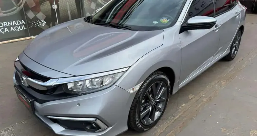 Honda Civic EXL CVT 2.0 FLEX - Prata - 2019/2020