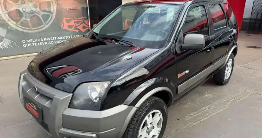Ford EcoSport XLS 1.6 Flex 2007 - Preta - 2006/2007