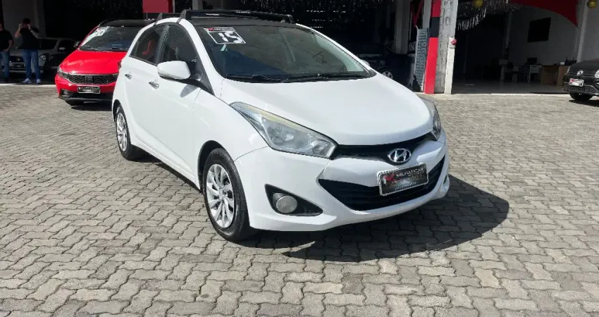 HB20 PREMIUM 1.6 FLEX 2015- Versão Premium com couro e multimídia