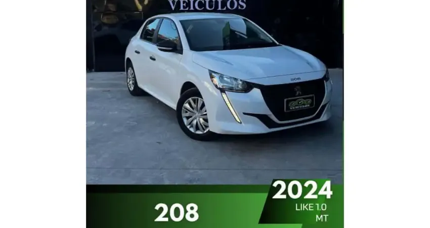 Peugeot 208 2024 1.0 firefly flex like manual