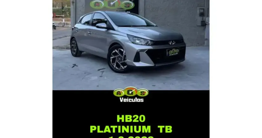 Hyundai Hb20 2023 1.0 tgdi flex platinum automático