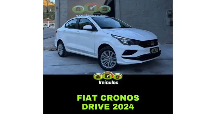 Fiat Cronos 2024 1.0 firefly flex drive manual