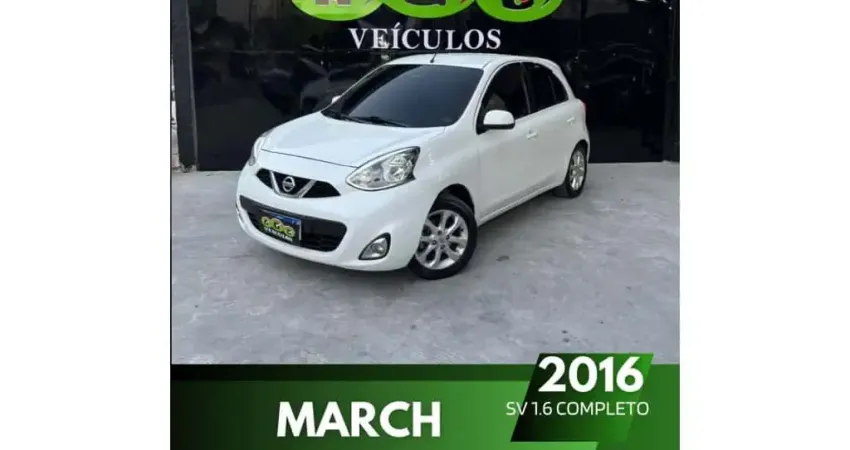 Nissan March 2016 1.6 sv 16v flex 4p manual