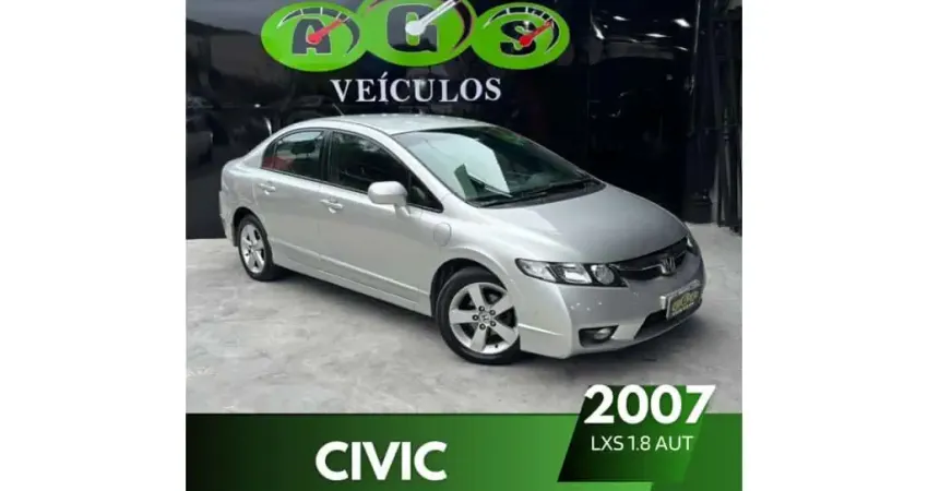 Honda Civic 2007 1.8 lxs 16v flex 4p automático
