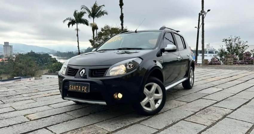 Renault Sandero STEPWAY - Preta - 2009/2009