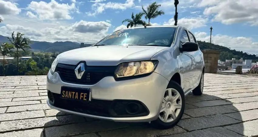 Renault Sandero Authentique  1.0  - Prata - 2017/2018