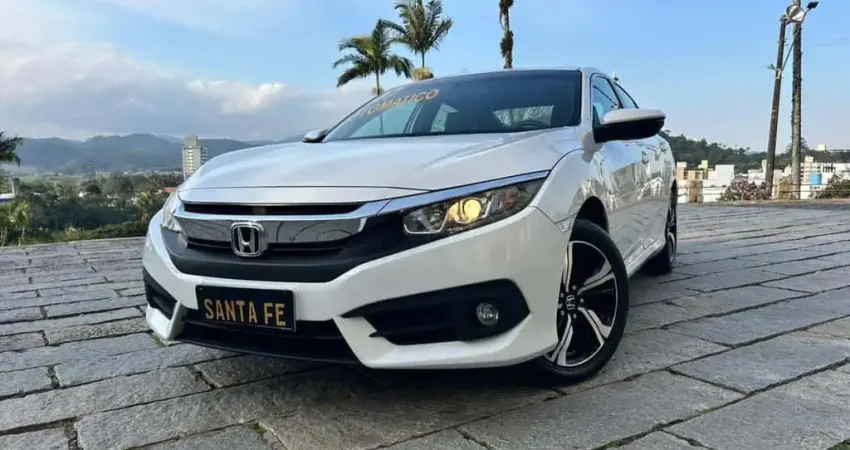 Honda Civic EX CVT - Branca - 2017/2017