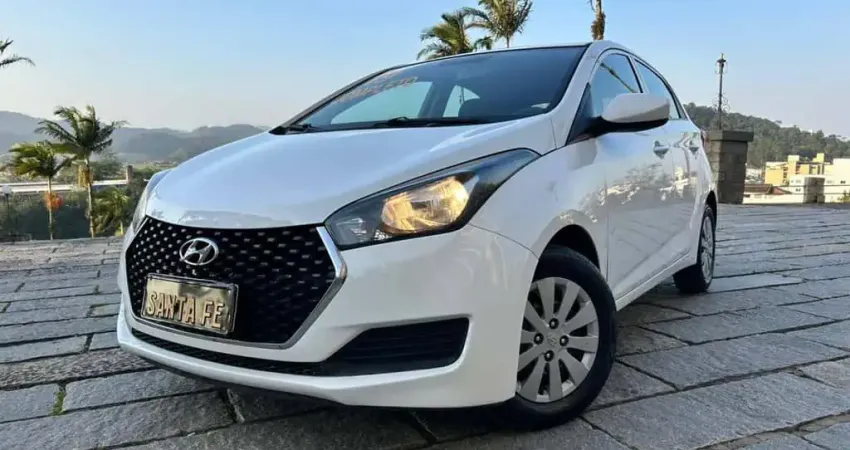 Hyundai HB20 1.0M UNIQUE - Branca - 2019/2019