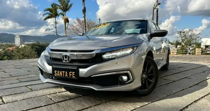 Honda Civic TOURING CVT - Prata - 2020/2020