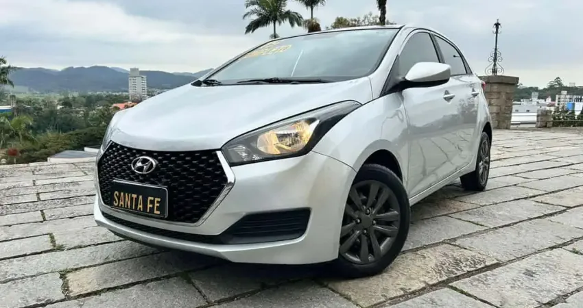 Hyundai HB20 1.0M UNIQUE - Prata - 2019/2019