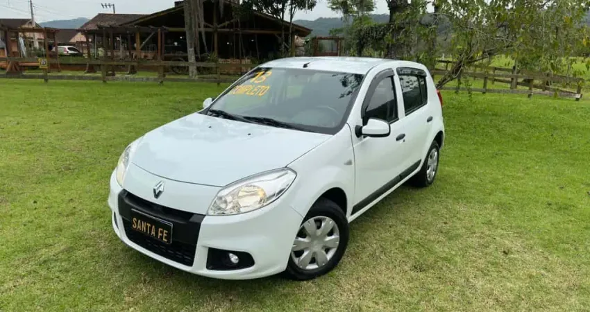 Renault Sandero EXP 1.0 - Branca - 2012/2013