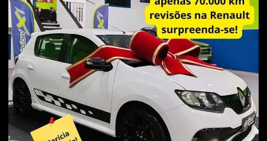 SANDERO RS 2.0MT 2019, revisado e periciado,70.000 km, impecável!