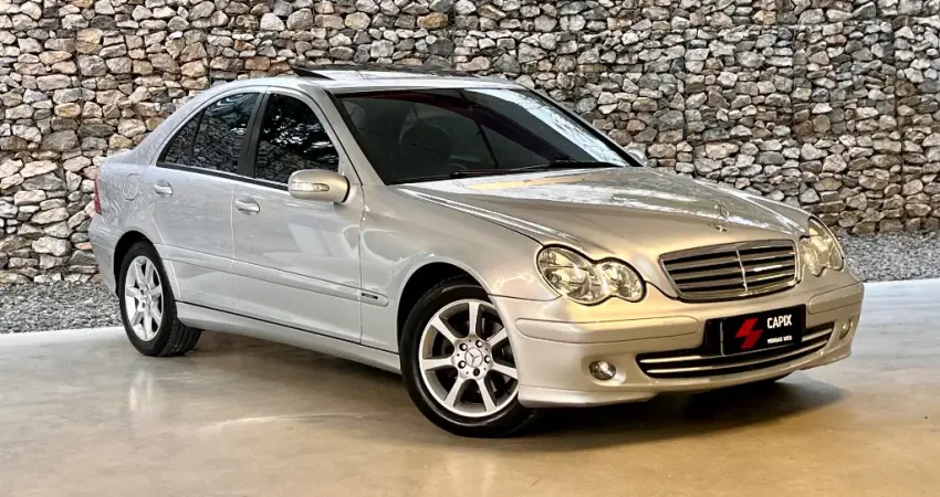 C-180 Kompressor 1.8 AUT 2006.apenas 135mkm.4pneus novos,manual e chave reserva,toda original!