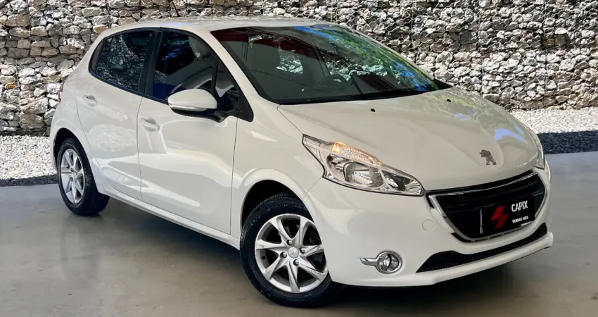 208 active 2015 1.5 flex completo!manual e chave cópia pneus novos!impecavel