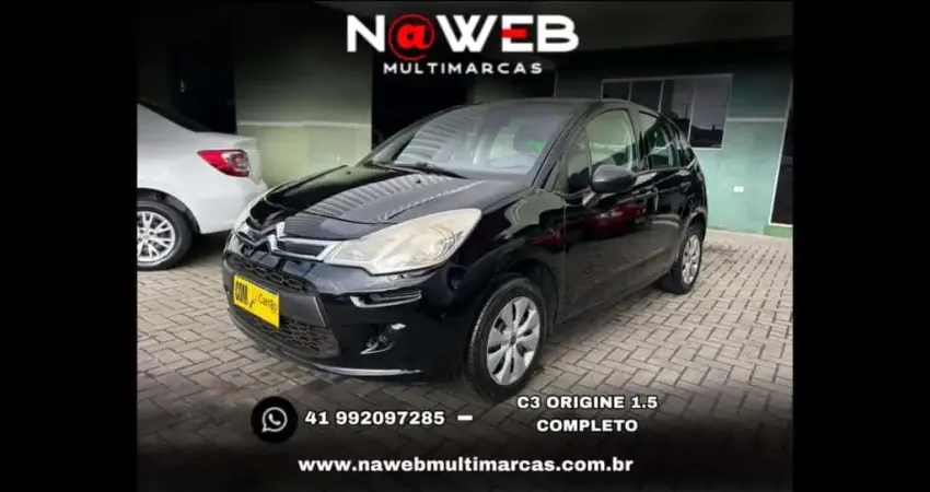 CITROEN C3 1.5 ORIGINE 8V FLEX 4P MANUAL 2015