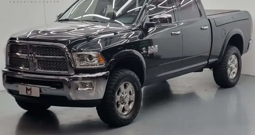 DODGE RAM LARAMIE 2500 I6 CD 6.7 4X4 TURBO DIESEL AUTOMÁTICO - 2017 - PRETO